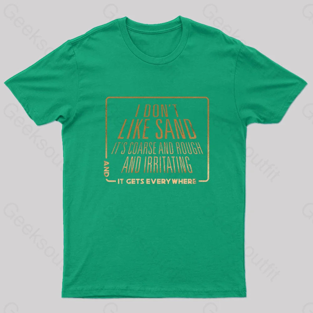 Sand Feels Nerd T-Shirt Green / S