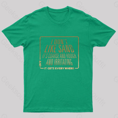 Sand Feels Nerd T-Shirt Green / S