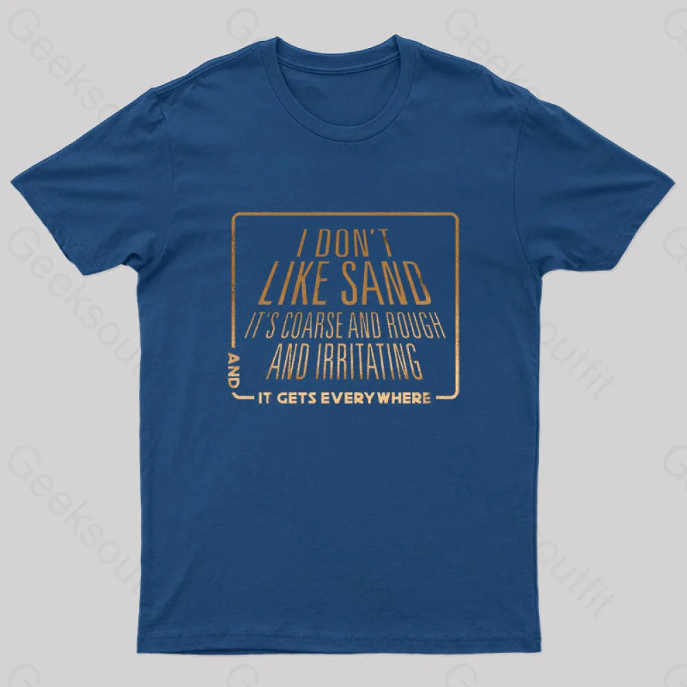 Sand Feels Nerd T-Shirt Navy / S