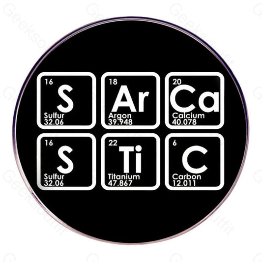 Sarcastic Chemical Elements Pins