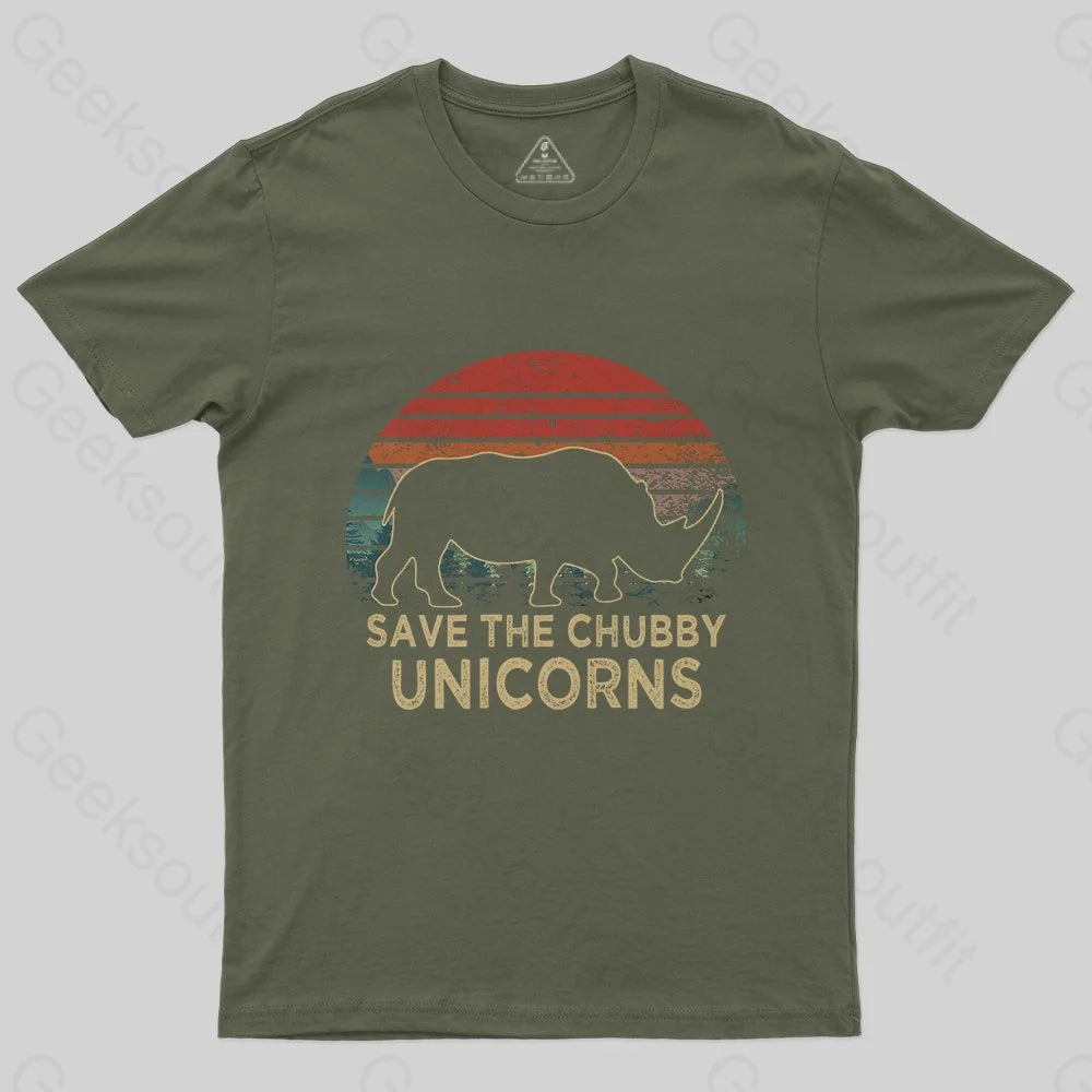 Save The Chubby Unicorns T-Shirt - Geeksoutfit