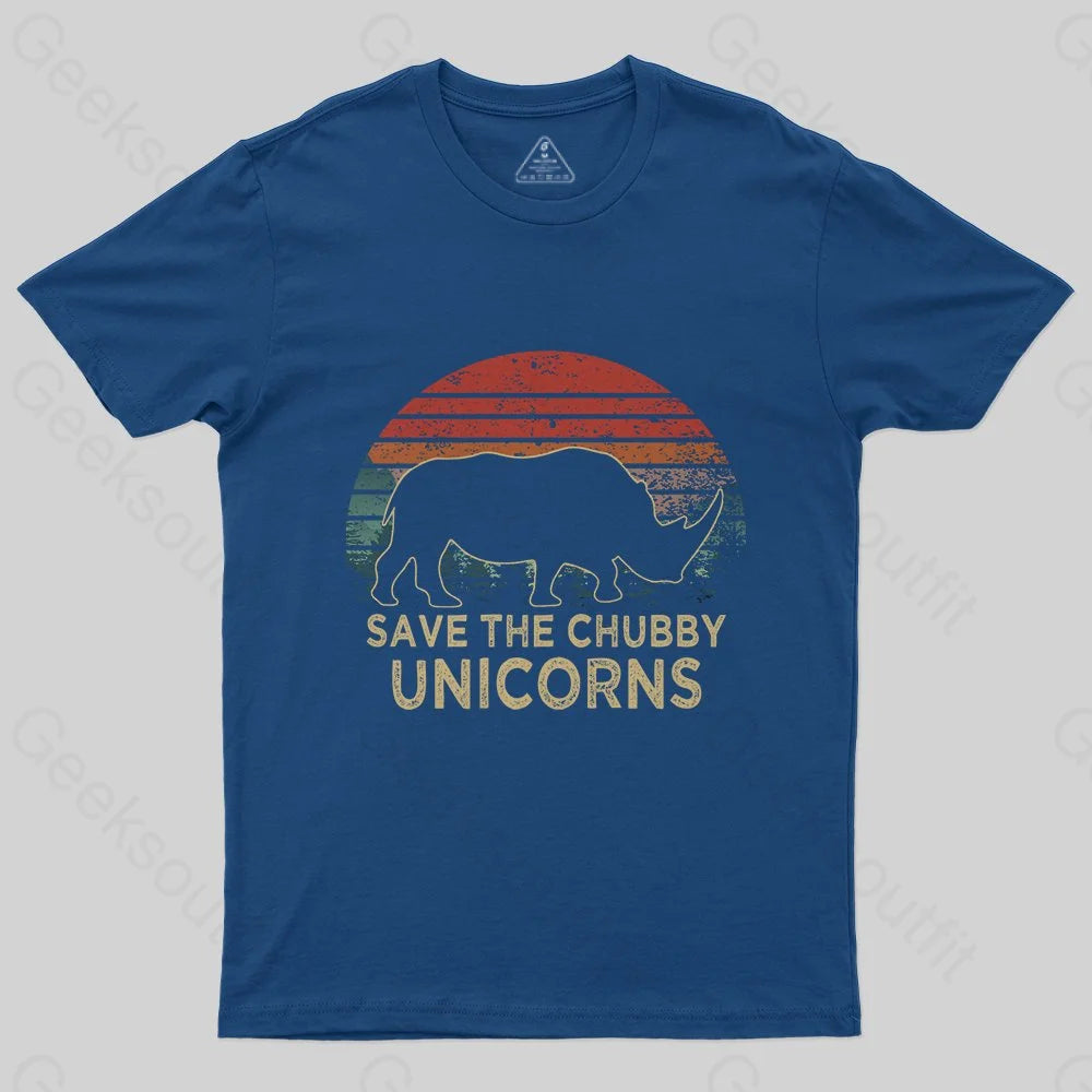 Save The Chubby Unicorns T-Shirt - Geeksoutfit