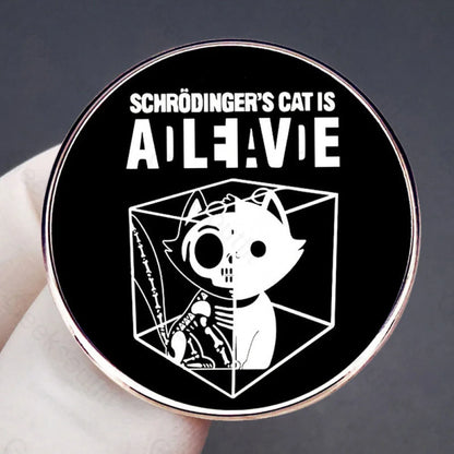 Schr?Dinger’s Cat Pins