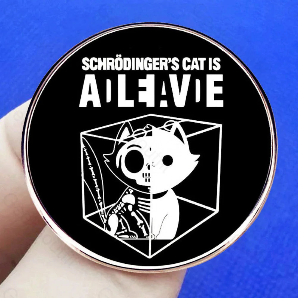 Schr?Dinger’s Cat Pins