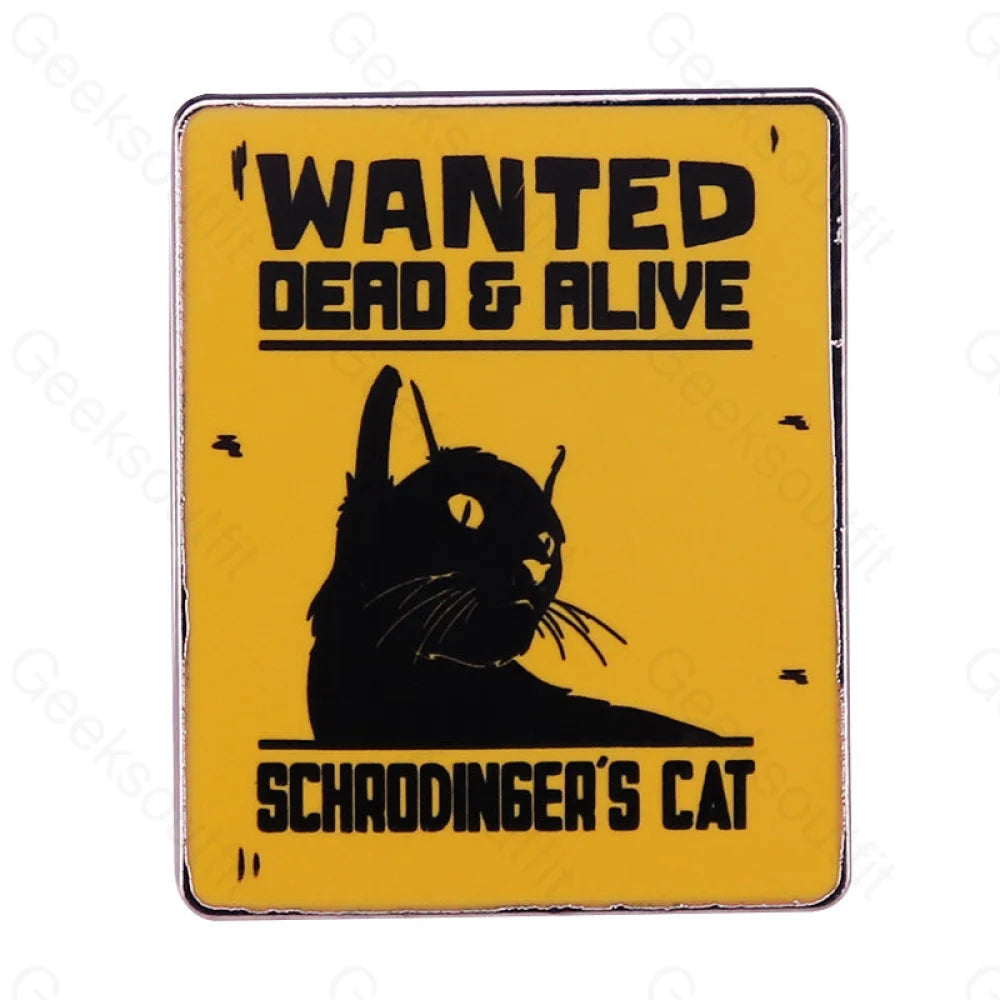 Schr?Dinger’s Cat Pins