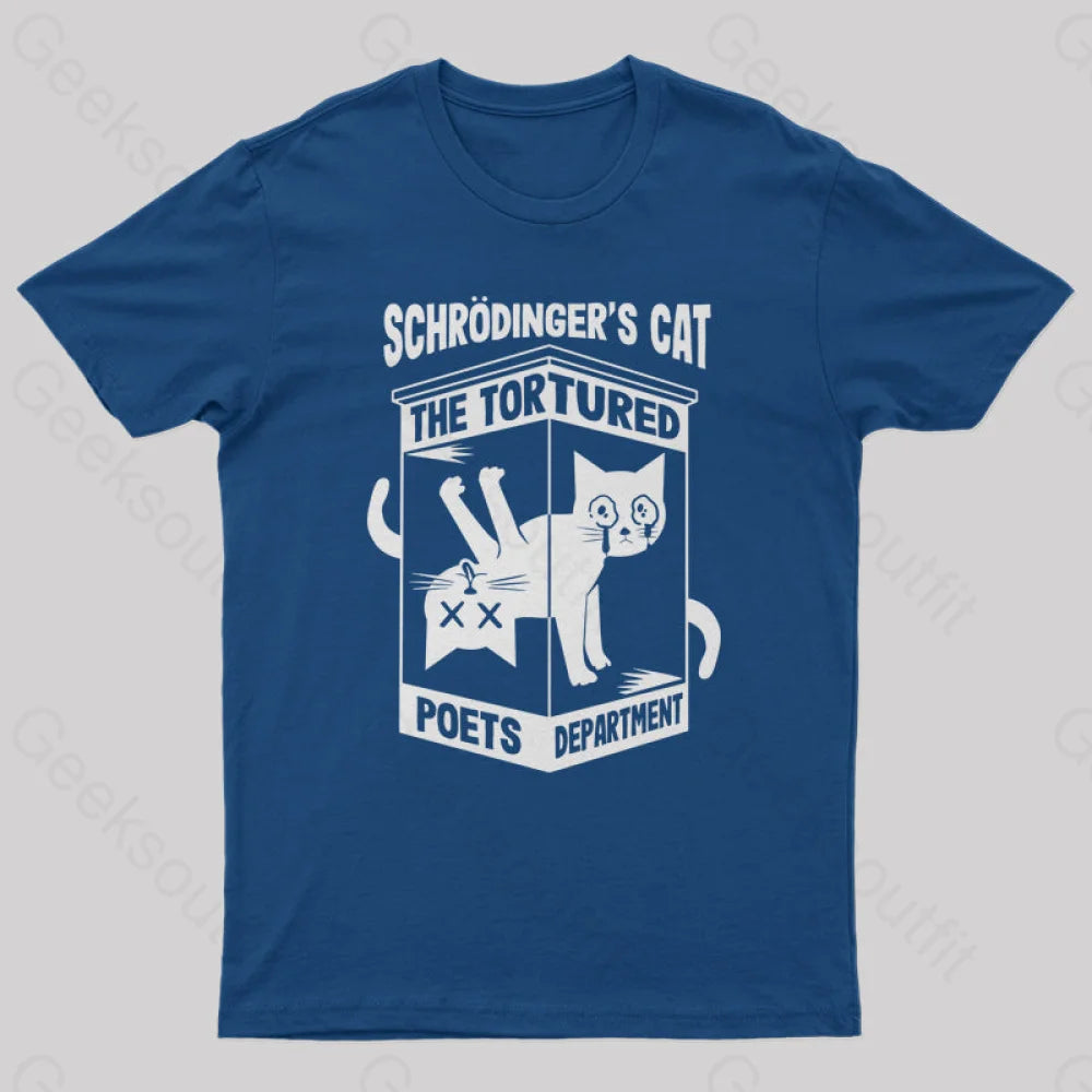 Schrodinger’s Cat The Tortured Poets Department T-Shirt Navy / S Yc