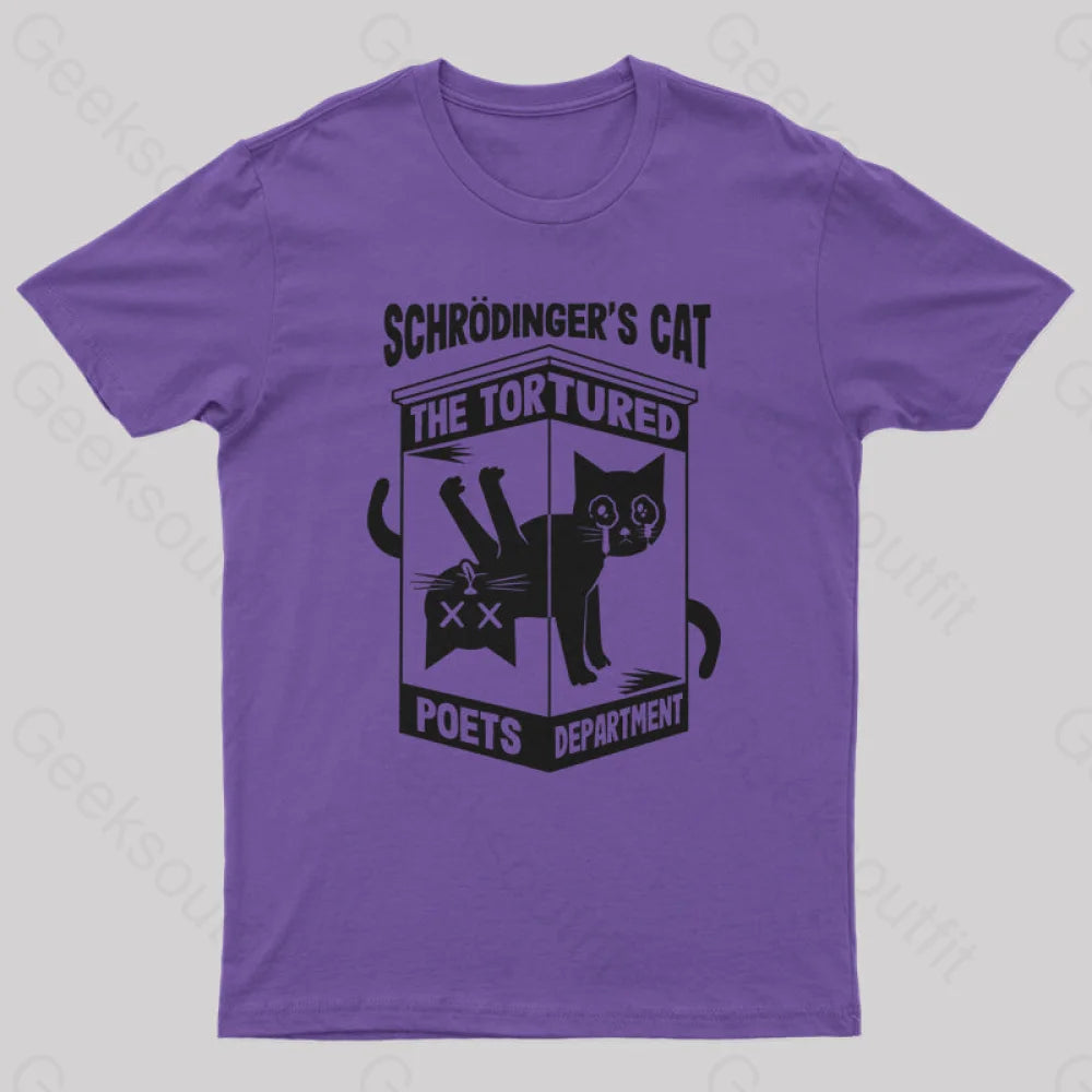 Schrodinger’s Cat The Tortured Poets Department T-Shirt Purple / S Yc