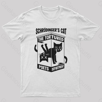 Schrodinger’s Cat The Tortured Poets Department T-Shirt White / S Yc