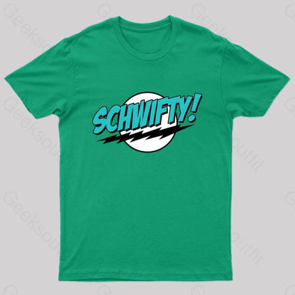 Schwifty Nerd T-Shirt Green / S