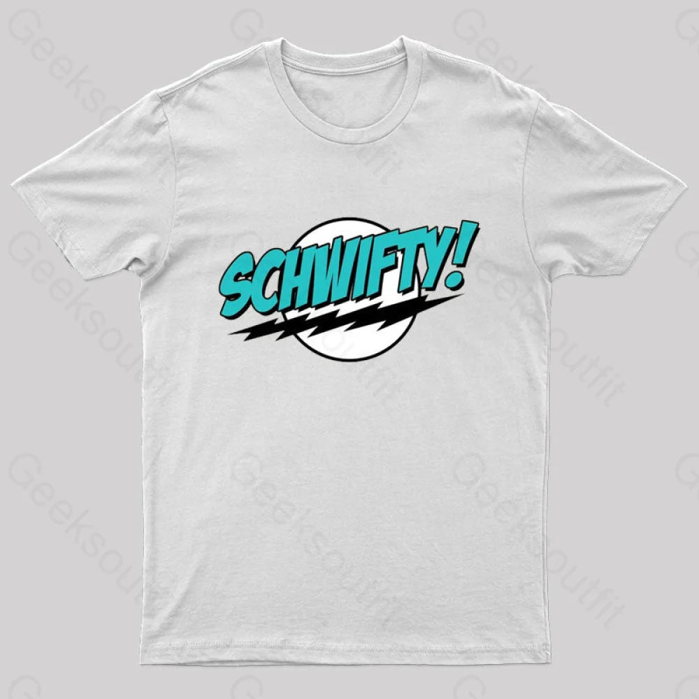 Schwifty Nerd T-Shirt White / S