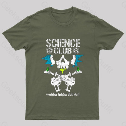 Science Club Geek T-Shirt Army Green / S