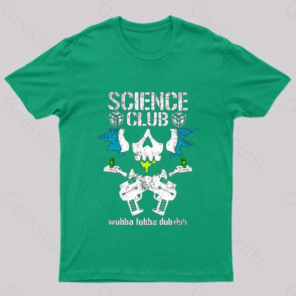 Science Club Geek T-Shirt Green / S