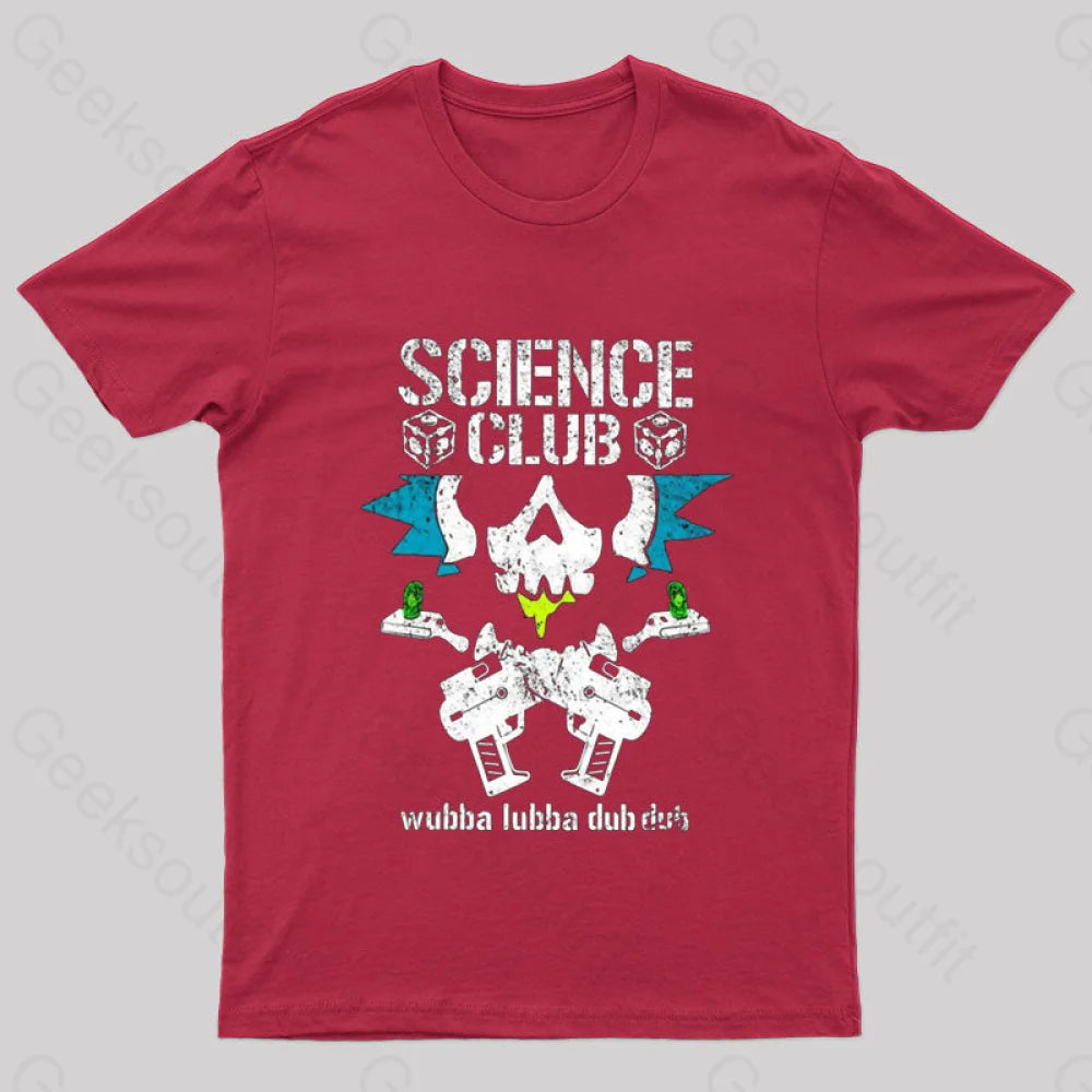 Science Club Geek T-Shirt Red / S