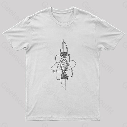 Science Dna Nerd T-Shirt White / S