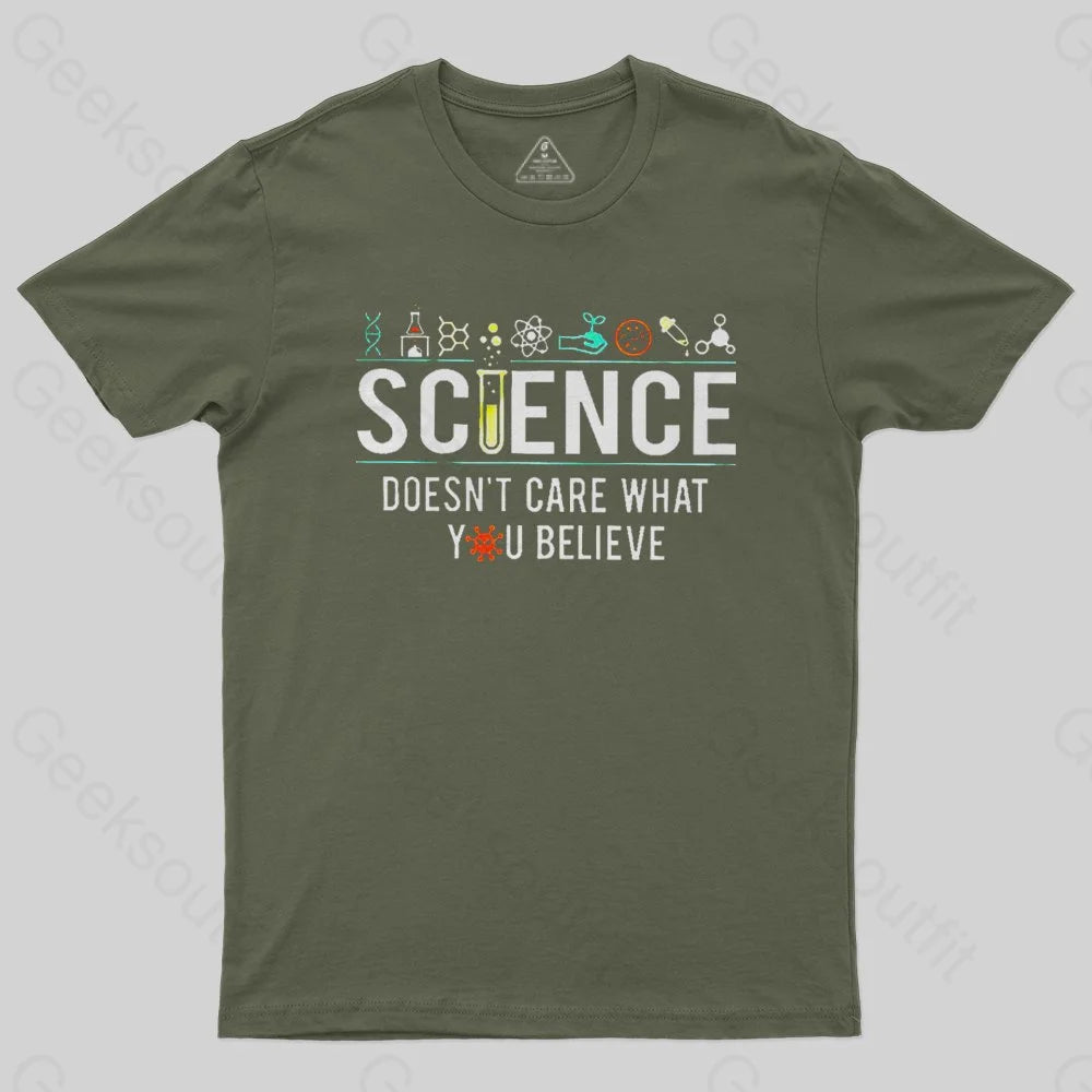 Science Doesn't Care T-shirt - Geeksoutfit