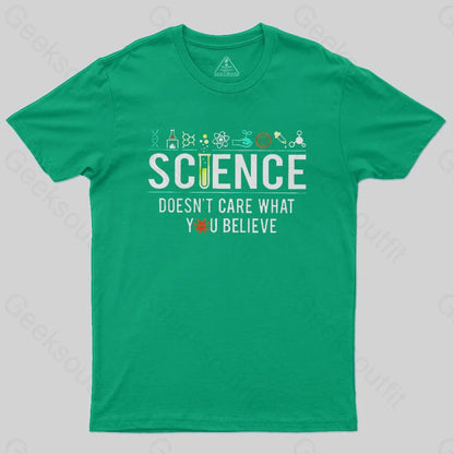 Science Doesn't Care T-shirt - Geeksoutfit