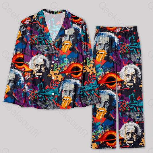 Science E=Mc2 Black Hole Fantasy Pajamas Set S / Geekpj0110 Yc