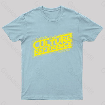 Science Fiction Pop Culture Reference Geek T-Shirt Light Blue / S