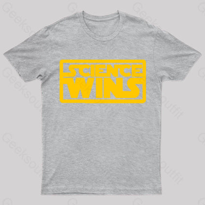 Science For The Win Nerd T-Shirt Grey / S