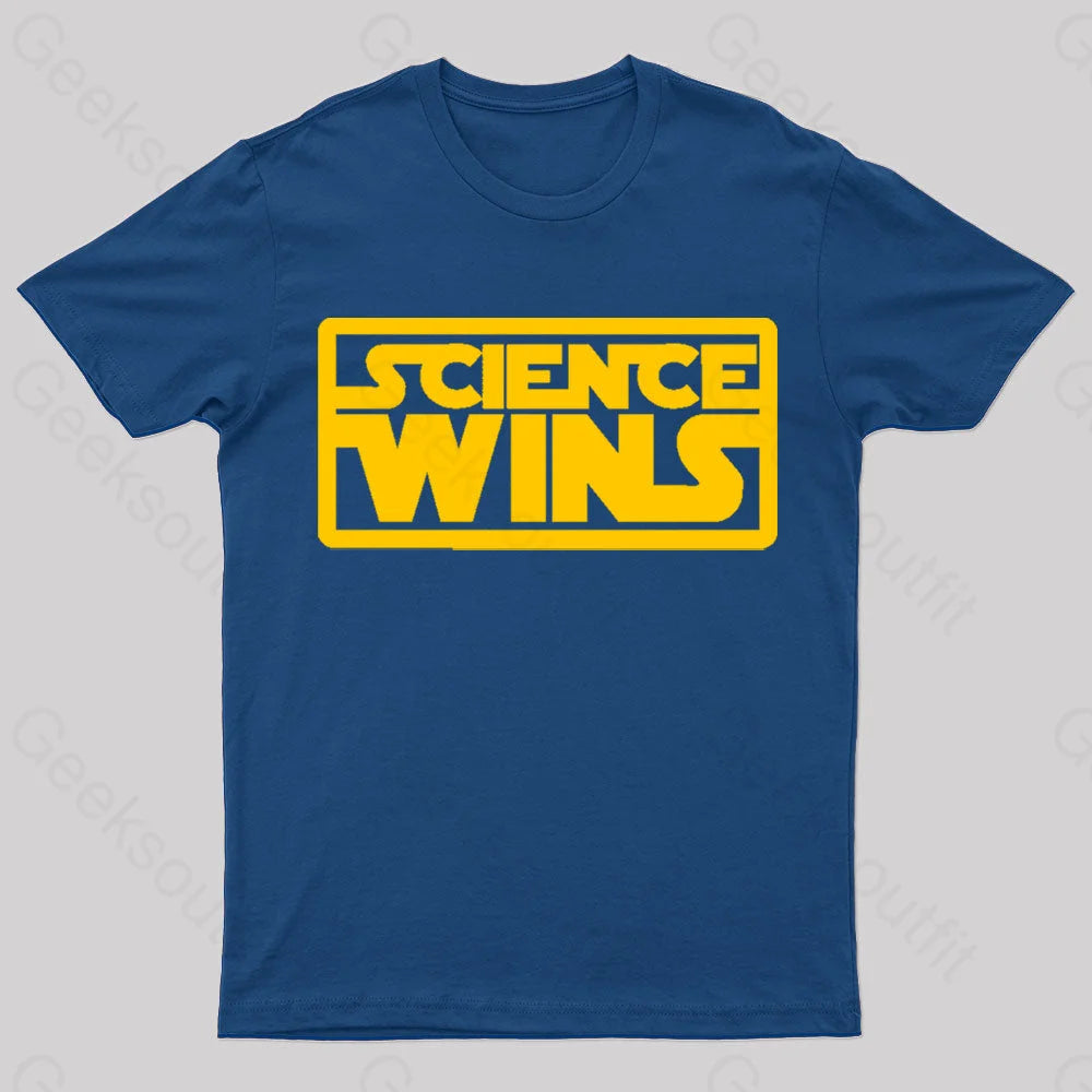 Science For The Win Nerd T-Shirt Navy / S