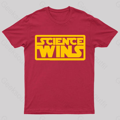 Science For The Win Nerd T-Shirt Red / S