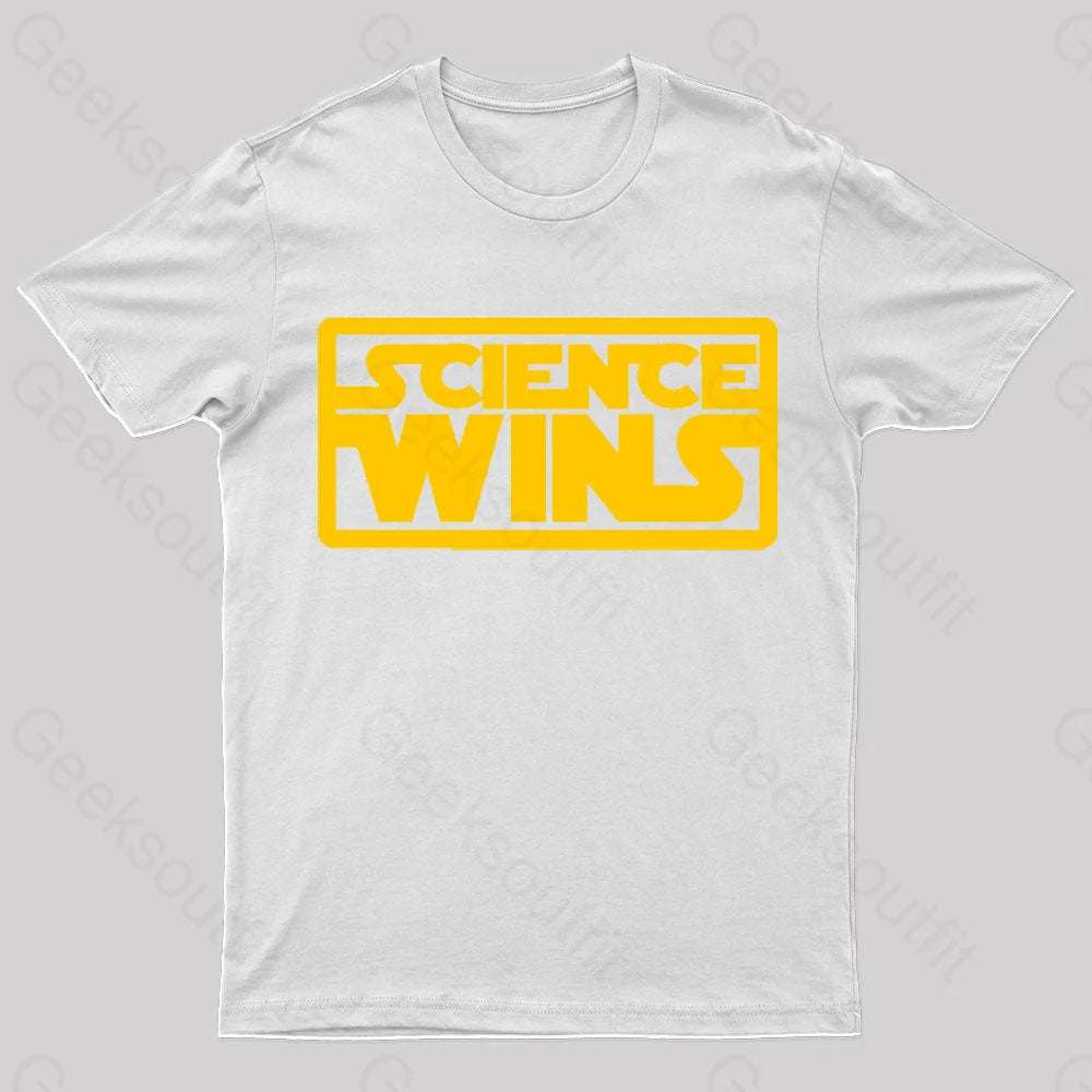 Science For The Win Nerd T-Shirt White / S