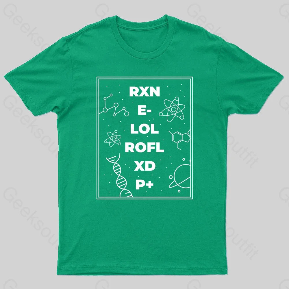 Science Is Fun Geek T-Shirt Green / S