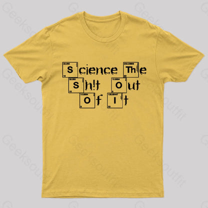 Science It Funny Geeks T-Shirt Yellow / S