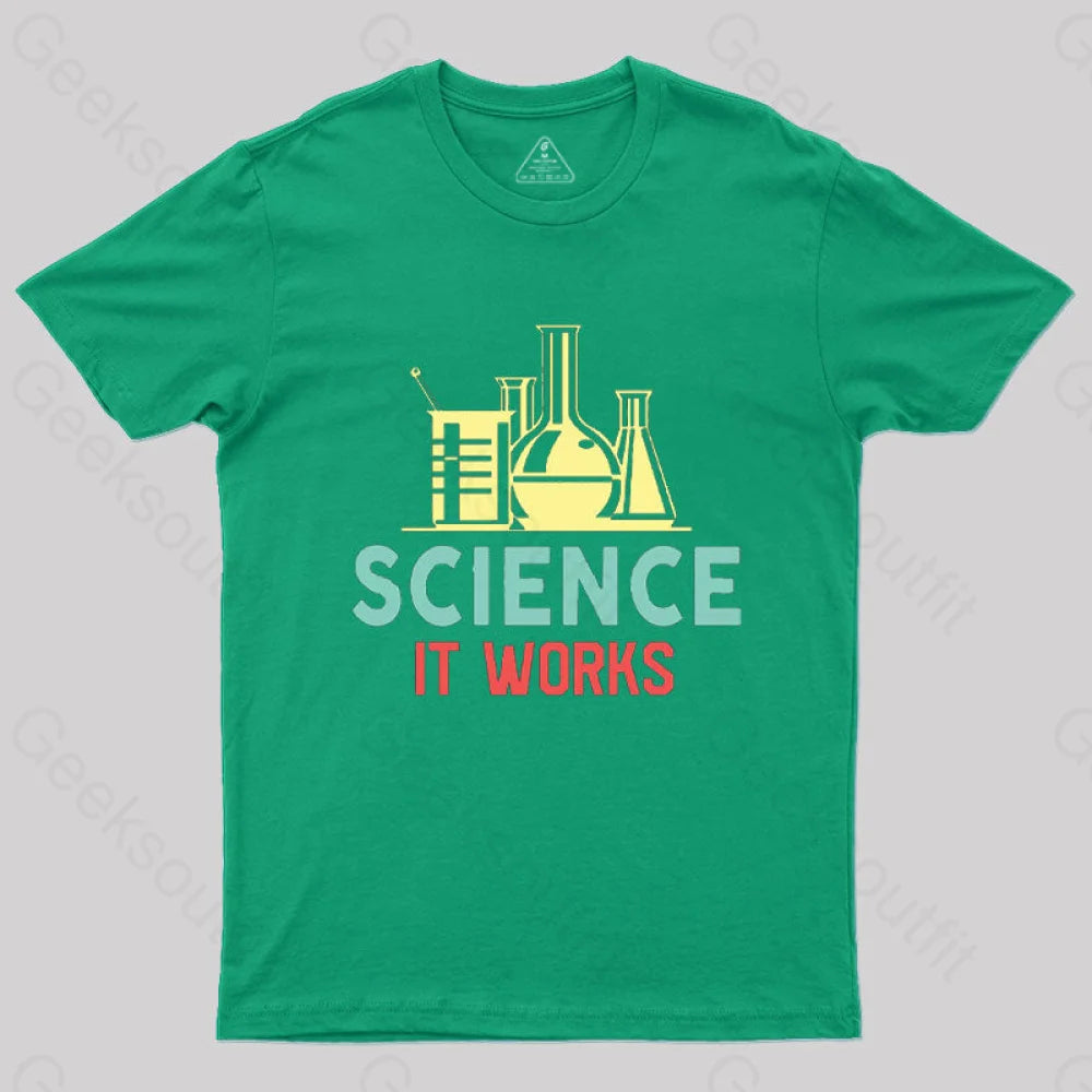 Science It Works T-Shirt Green / S