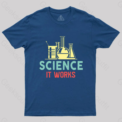 Science It Works T-Shirt Navy / S