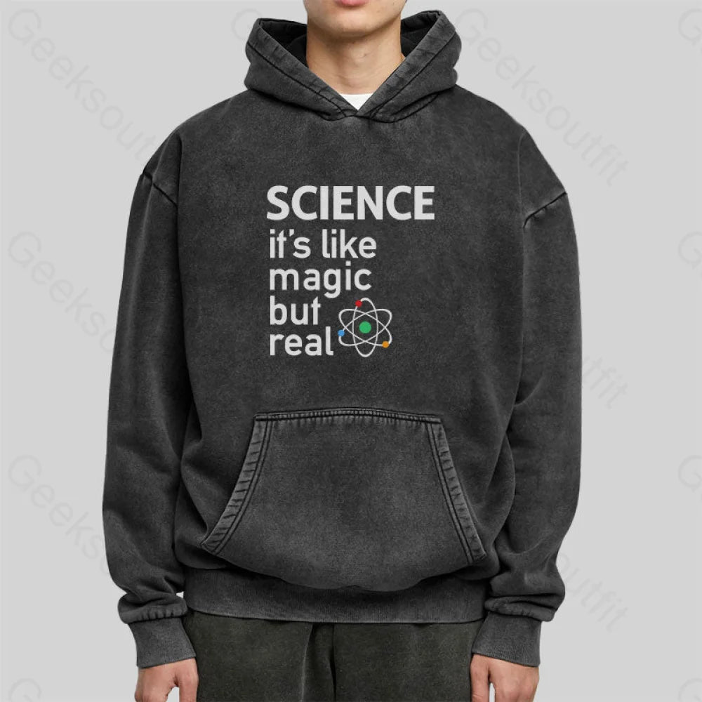 Science: It’s Like Magic Washed Hoodie