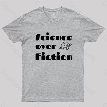 Science Over Fiction T-Shirt Grey / S