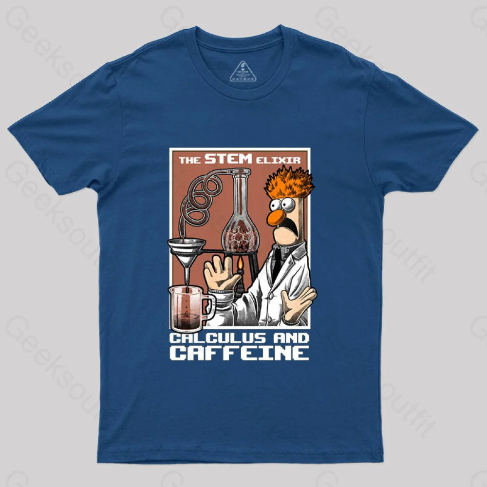 Science Puppet Coffee Lab T-Shirt Navy / S