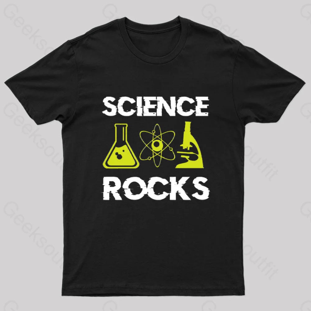 Science Rocks T-Shirt Black / S