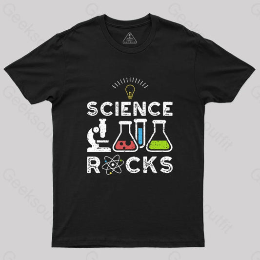 Science Rocks T-Shirt Black / S