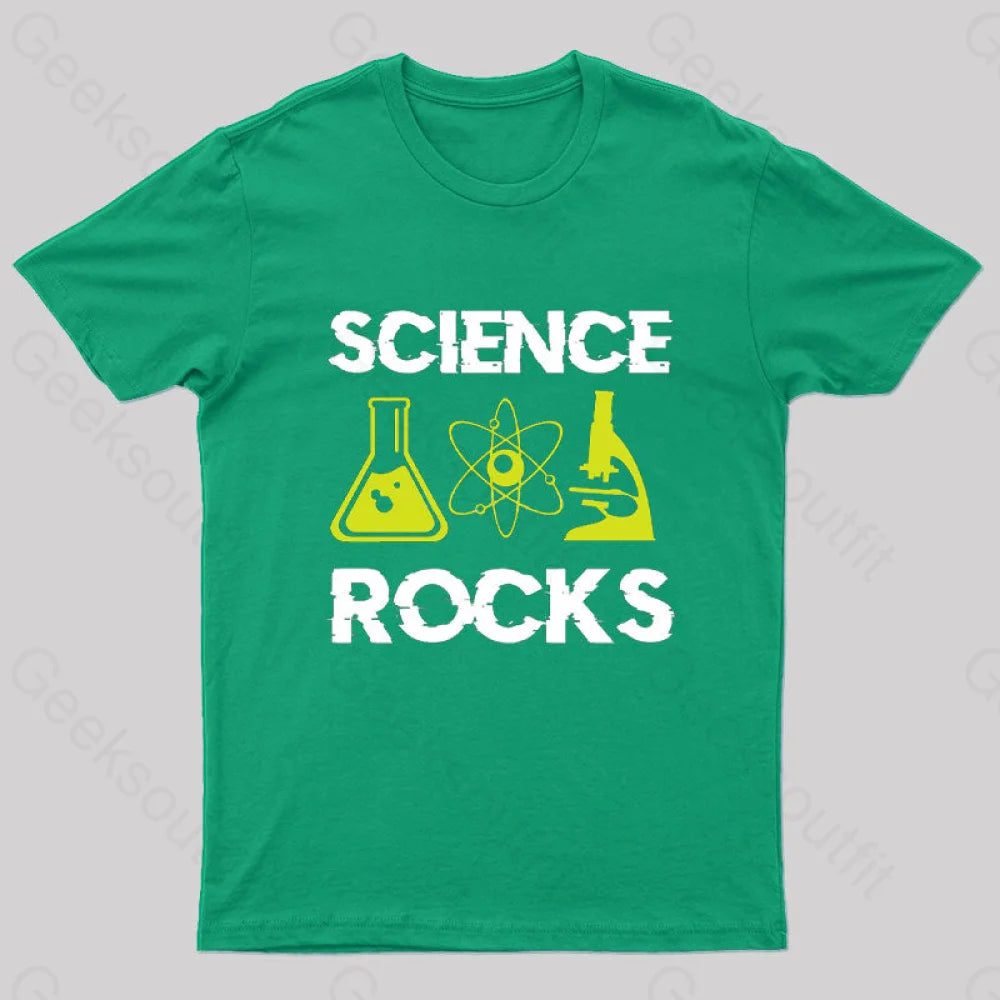 Science Rocks T-Shirt Green / S