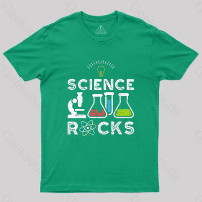 Science Rocks T-Shirt Green / S