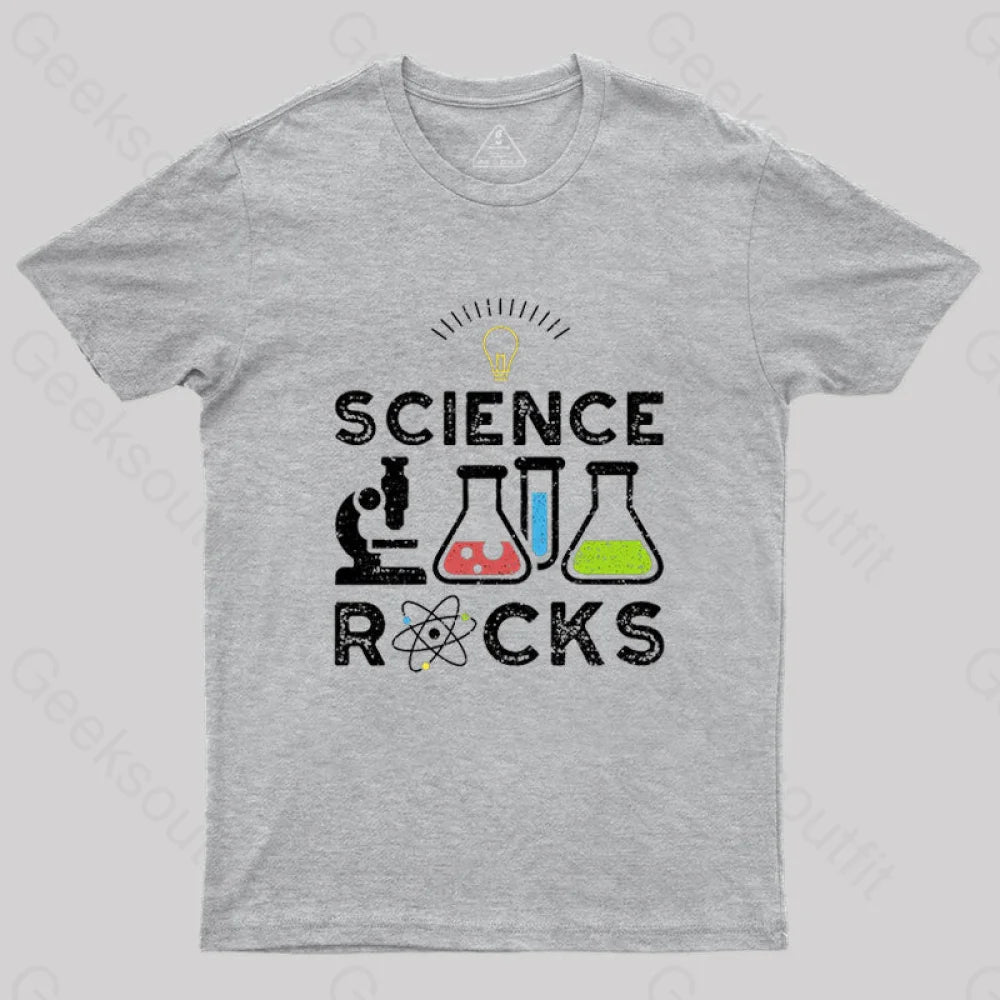 Science Rocks T-Shirt Grey / S