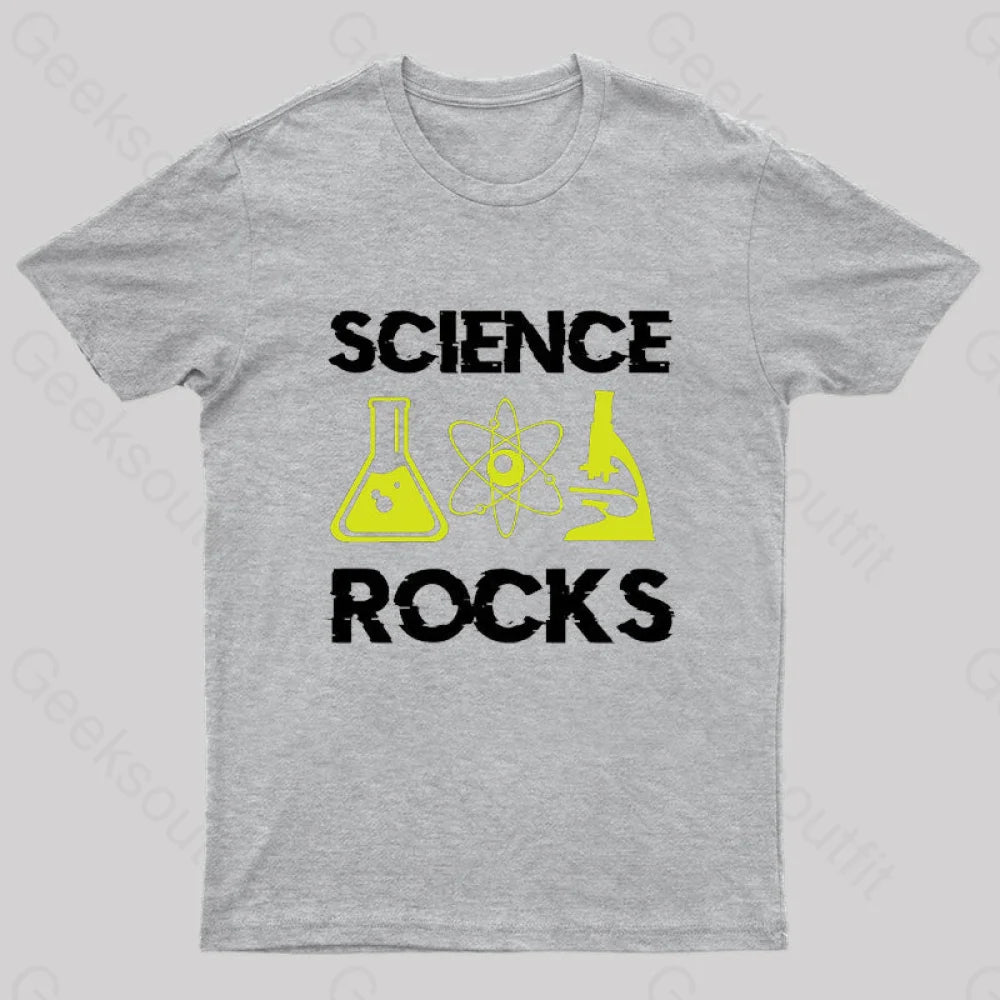 Science Rocks T-Shirt Grey / S