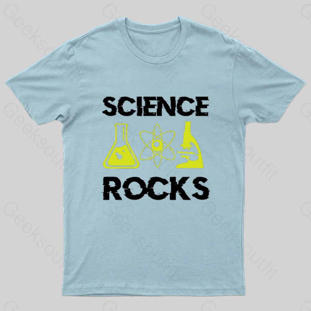 Science Rocks T-Shirt Light Blue / S