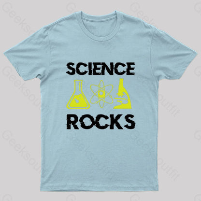 Science Rocks T-Shirt Light Blue / S