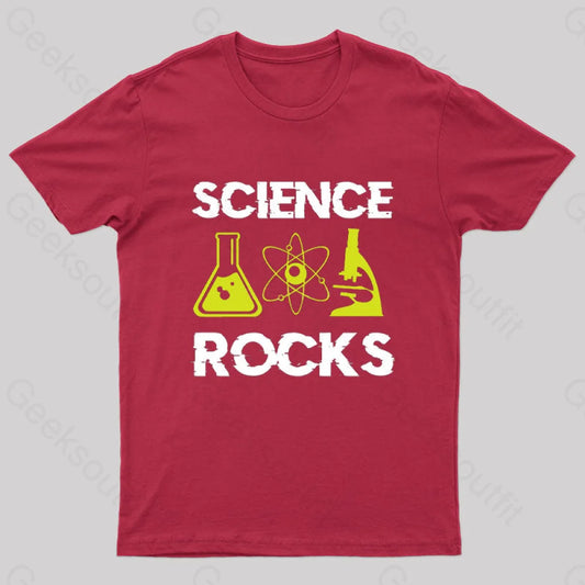 Science Rocks T-Shirt Red / S