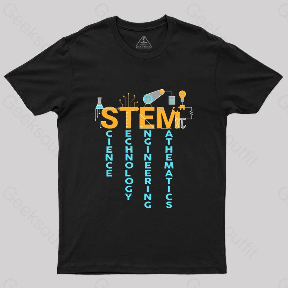 Science Stem T-Shirt Black / S