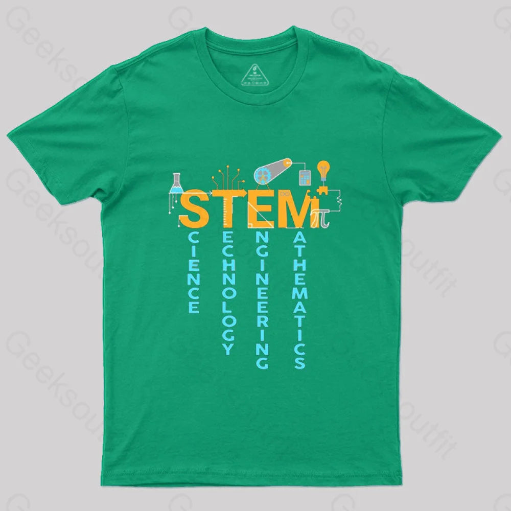 Science Stem T-Shirt Green / S