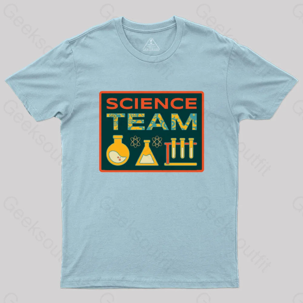 Science Team T-Shirt Light Blue / S