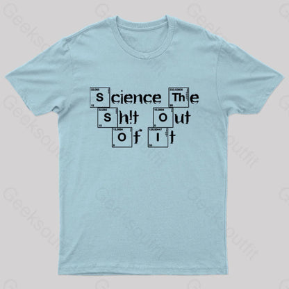 Science The Of It Nerd T-Shirt Light Blue / S