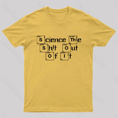 Science The Of It Nerd T-Shirt Yellow / S