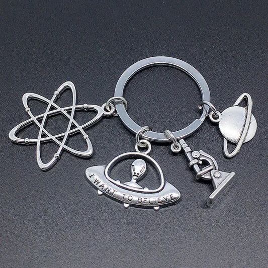 Science Universe Exploration Keychain