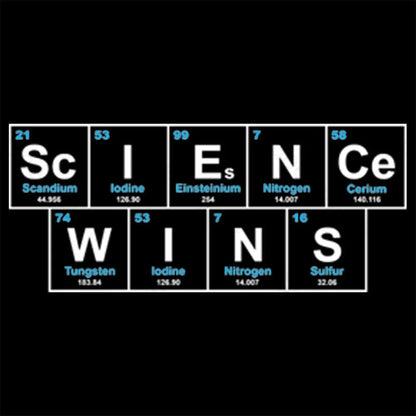 Science Wins Nerd T-Shirt