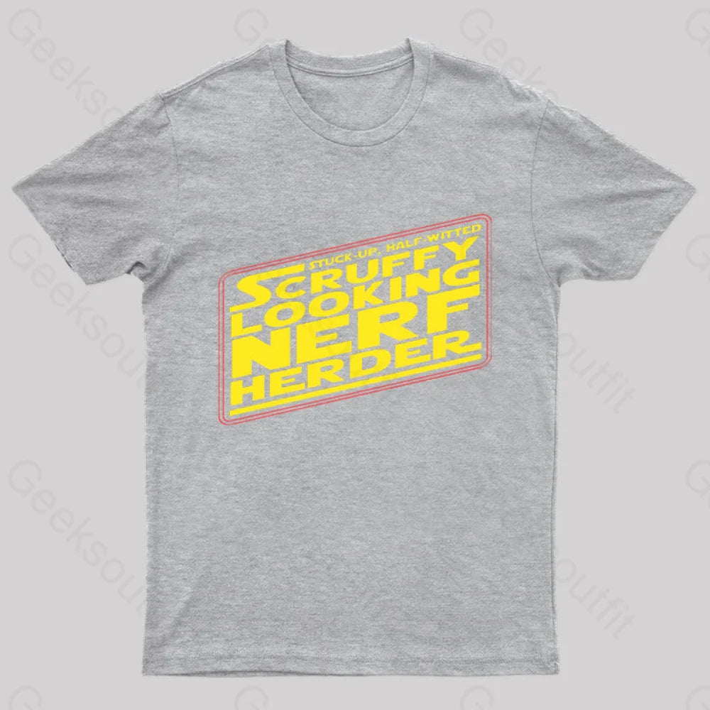 Scruffy Looking Nerd T-Shirt Grey / S